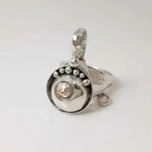 Arabella wearable sculpture ring in sterling silver